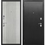 Дверь мет. NOVA (860R) правая серебро белый ясень