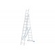 Лестница 3-х секционная алюминиевая 3*10ст СИБРТЕХ (5,25м)