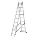 Лестница 2-х секционная алюминиевая  2*9ст СИБРТЕХ (4,7м)