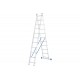 Лестница 2-х секционная алюминиевая  2*11ст СИБРТЕХ (5,55м)