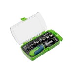 Отвертки реверсивные+биты,41пред РН+РZ+H+T CrV 2к рукоятка СИБРТЕХ