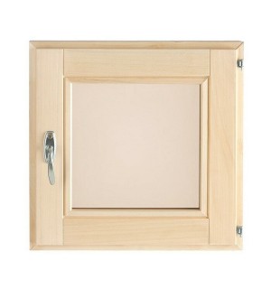 Окно для бани 50*50*100 стеклопакет ЛИПА