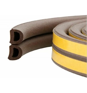 Уплотнитель D-профиль корич 9*8мм "GERM FOAM" /100м/