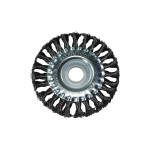 Щетка для УШМ, 125 мм,плоская,крученая проволока WS