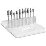 Набор борфрез твердосплавных,хв-к 3мм Профессионал 28816-Н10 ЗУБР