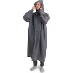 Дождевик СЛЕДОПЫТ-ЕВА серый плотный 76*130см с козырьком на капюшоне и чехлом р,56