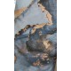 Коврик мерный ДИАМИТ 0,60*15м мрамор ГОЛУБОЙ резин. основа