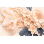 Коврик мерный ДИАМИТ 0,60*15м пионы резин. основа