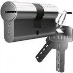 Цилиндр ЦАМ ЦМВ 70(35/35)-5К(англ.ключ) вертушка  (хром) СТАНДАРТ