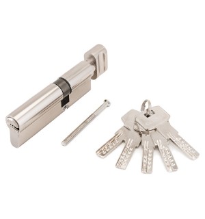 Цилиндр 90 (55/35В) CP F (хром) перф. кл-верт. FAVORI