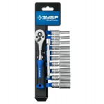 Набор головок торцевых ЗУБР Профессионал ТМ-12У 12пред 27651-Н12