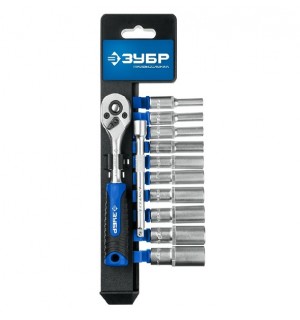 Набор головок торцевых ЗУБР Профессионал ТМ-12У 12пред 27651-Н12