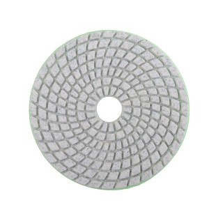 Диск алмазный 100мм гибкий шлиф  Р50 мокрое шлиф Вихрь