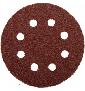 Круг шлифовальный на липучке 125мм Р240 8отв Вихрь