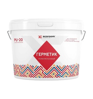 Двухкомпонентный полиуретановый герметик ECOROOM PU 20  ведро 16кг