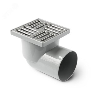Трап гориз. d 110 нерж. решетка 150*150 гидрозатвор ТА1110