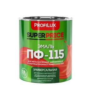 Эмаль ПФ-115 белая  0,9кг SUPERPRICE/14