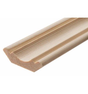 Плинтус деревянный 30*30*3000мм хвоя сорт А