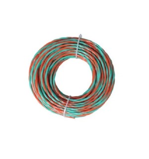 Леска для триммеров 2,4ммGT3535-2.4-3S-15 15м кручёный квадрат оранж/зел картон STURM!