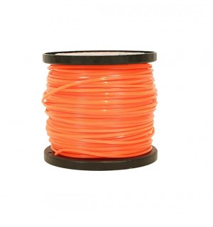 Леска для триммеров 2,4мм GT3535-2.4-8-120 120м звезда оранж Бобина STURM!