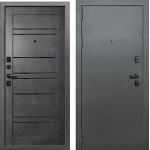 Дверь мет. Дуэт Barn (960L) левая Букле/СБ-70 Бетон графит