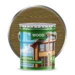 Защитно-красящий состав  Wood 9л  калужница FARBITEX ПРОФИ