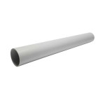 Труба ПВХ Экопласт жесткая легкая диаметр 20 RAL 7035, 2м 30020-2