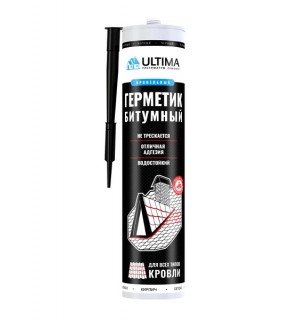 Герметик ULTIMA битумный для кровли 260мл/12