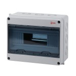 Корпус пласт. навесной КМПн-8  IP65 серый ЭРА SIMPLE
