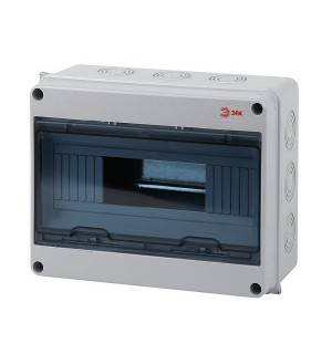 Корпус пласт. навесной КМПн-8  IP65 серый ЭРА SIMPLE