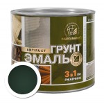 Грунт-эмаль по ржавчине 3в1 зелен. мох 0.9л. Радуга
