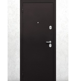 Дверь мет. ISOTERMA 11см (960L) левая Букле графит