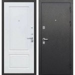 Дверь мет. Толстяк 10см (960R)правая букле черный Белый ясень