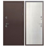Дверь мет. ISOTERMA 11см (860R) правая Букле УАЙТ
