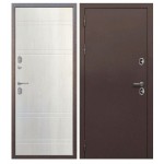 Дверь мет. ISOTERMA 11см (960R) правая букле УАЙТ