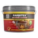 Краска д/печей и каминов 3,0кг акриловая термостойкая FARBITEX
