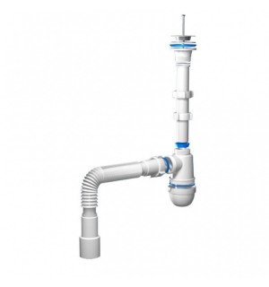 Сифон Ани С 1015/  1 1/4 *40 с гофрой 40*40/50