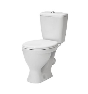 Унитаз-компакт Эталон (эконом) н/п антивсплеск + 1-ур.арм. п/п сид. Sanita