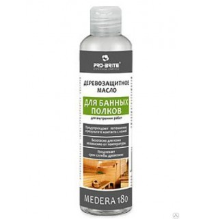 Масло для банных полков Medera 180  0,2л.