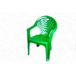 Кресло пластм. зеленое М2609