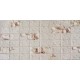 Мозайка ПВХ Граненый прямоугольник Белая ракушка 960*480