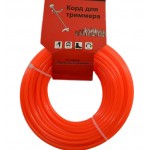 Леска для триммеров 3,0мм GT3535-3.0-G4-15 15м квадрат усилен оранж/черн STURM!