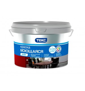 Краска в/д моющаяся 6,9кг(4,5 л) Профи Текс