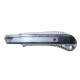 Нож технический 18мм усиленный  мет.корпус (24/144) БИБЕР 50116