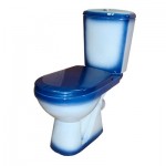 Унитаз-компакт Рио Синий кракелюр Киров