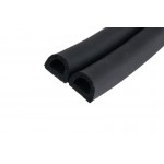 Уплотнитель D-профиль черный 9*8мм GERM FOAM/100м