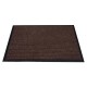 Коврик влаговпитывающ.ПВХ 40*60  ребристый коричневый