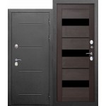 Дверь мет. ISOTERMA 11см (960R) правая серебро Темный кипарис Царга