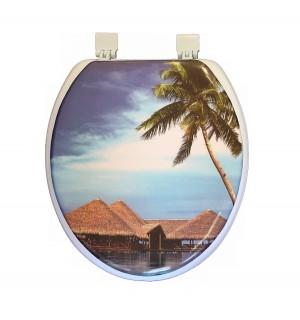 Сиденье для унитаза мягкое В-4 Пальма