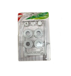 Набор для радиатора 1/2" с 2-мя кронш. SET 11 PCS